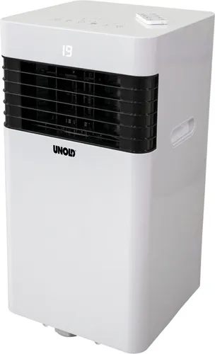 Unold 86220 Mobiles Klimagerät ARCTIC 7k - 3 in 1 für Räume bis 30m² - Klimaanlage, Entfeuchter und Ventilator in einem! Effizient mit Kältemittel R290, leise im Schlafmodus und mobil dank Bodenrollen. Ideal für angenehme Temperaturen in kleinen Räumen.
