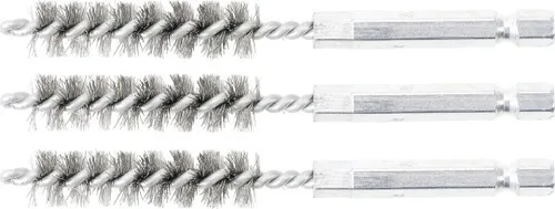 BGS-3078-11-S Stahlbürste 11 mm Antrieb Außensechskant 6,3 mm (1/4) 3-tlg.