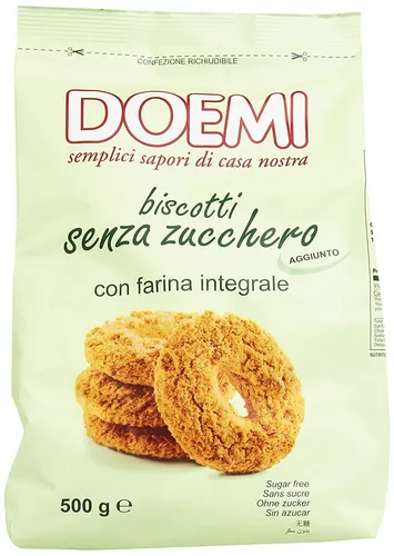 Doemi - Biscotti Integrali, Con Farina Integrale, 500 G