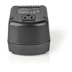 Nedis Stromwandler 230 V AC 50 Hz - 100 W - Spannungswandler für 110-V-Geräte in Europa, kompakt und sicher mit Schutzkontakt und Sicherung. Ideal für Reisen oder längere Aufenthalte.