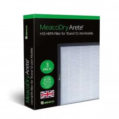 Meaco Hepa H13 Filter (3 x) - Zubehör für Luftbehandlung, bietet hochwirksame Filtration für saubere Luft und schützt vor Allergenen und Schadstoffen.