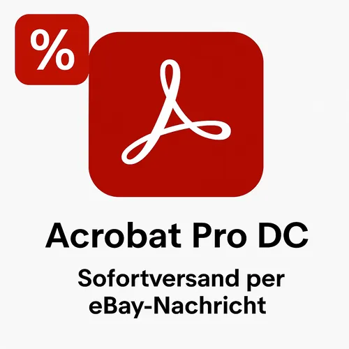 Adobe Acrobat Pro 2020 - Lizenz für 1 Benutzer - Texterkennung & Konvertierungssoftware - Leistungsstarke Funktionen für PDF-Bearbeitung und -Konvertierung, ideal für professionelle Anwender.