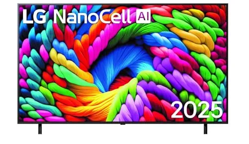 LG 65NANO90A6B 4K NanoCell Smart TV 65" - Fernseher mit 4K NanoCell Technologie, Alpha7 Gen8 AI Prozessor und Active HDR für atemberaubende Bildqualität und Smart-Funktionen.