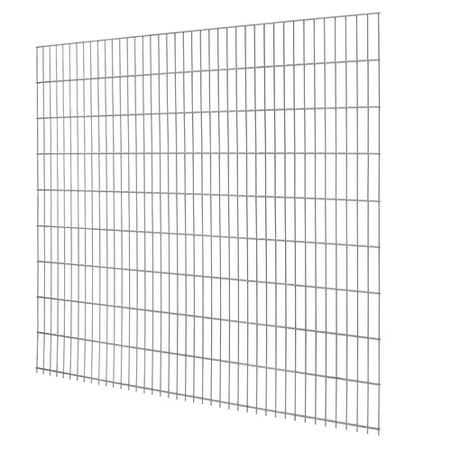 Doppelstabmattenzaun Metall 183 cm x 201 cm - Gartenzäune mit hoher Stabilität und schlanker Optik, ideal für Grundstücksgrenzen und Sichtschutz. Verzinktes Metall sorgt für Langlebigkeit und einfache Montage.
