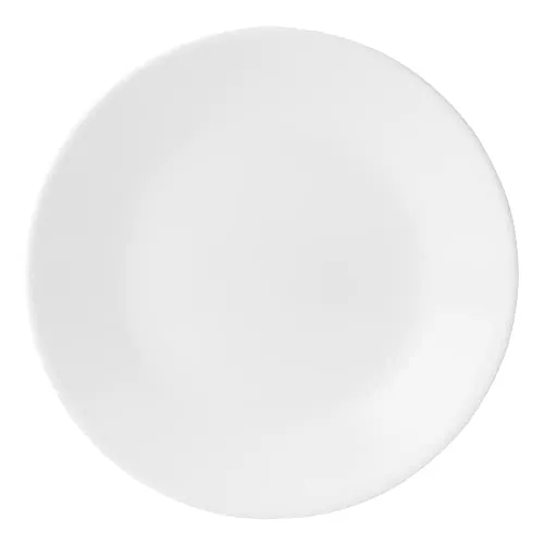 CORELLE Speiseteller Winter Frost Ø 17 cm | Premium Essgeschirr aus einzigartigem dreifach gepresstem Vitrelle™-Glas | Backofenfest bis 175°C | Mikrowellengeeignet | Gefrier- & spülmaschinenfest