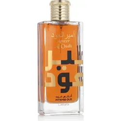 Lattafa Ameer Al Oudh Intense Oud Eau de Parfum 100ml - Eau de Parfum mit langanhaltendem Duft von Vanille. Ideal für besondere Anlässe, in der praktischen Größe von 100 ml.