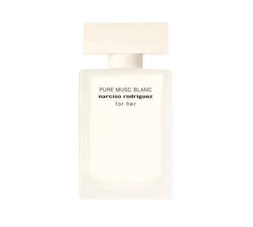 Narciso Rodriguez for her PURE MUSC BLANC Eau de Parfum Intense 0.05 UNIT_L - Entdecken Sie den intensiven Damenduft for her PURE MUSC BLANC von Narciso Rodriguez. Ein veganer Chypre-Duft, der mit weißen Blüten-Akkorden für strahlende Frische sorgt und in einem eleganten, weißen Flakon präsentiert wird.