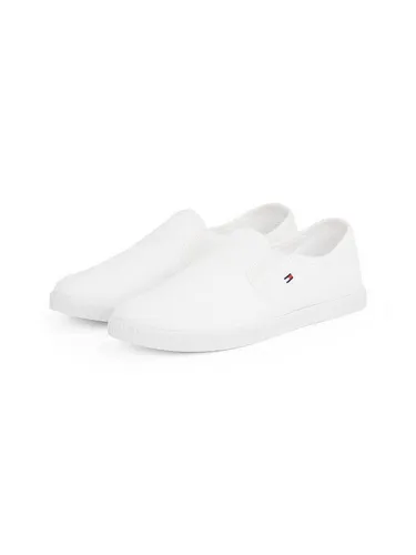 Tommy Hilfiger CANVAS SLIP-ON SNEAKER - Sneaker low mit Flaggen-Stickerei, sportlich und bequem, ideal für den Alltag. Perfekt zum schnellen Anziehen dank Stretcheinsatz.