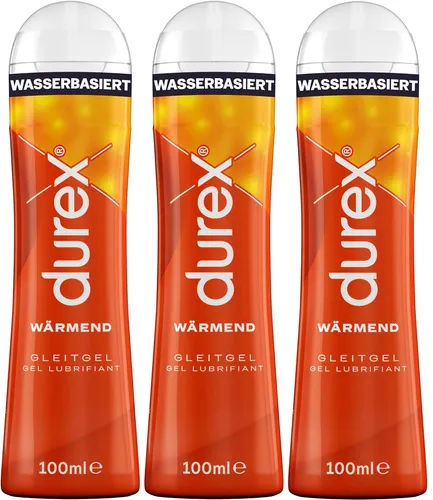 Durex Play Wärmend Gleitgel sanft wärmender Effekt wasserbasiert 3 x 100ml