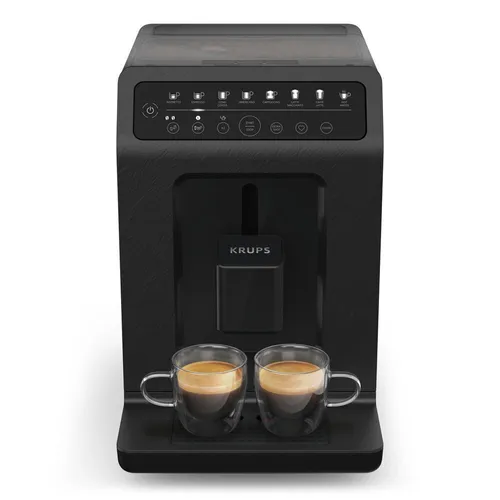 Krups EA897B Evidence ECOdesign Kaffeevollautomat - Quattro Force Technologie, 8 One-Touch Zubereitungen und umweltfreundlich aus 62% recyceltem Kunststoff