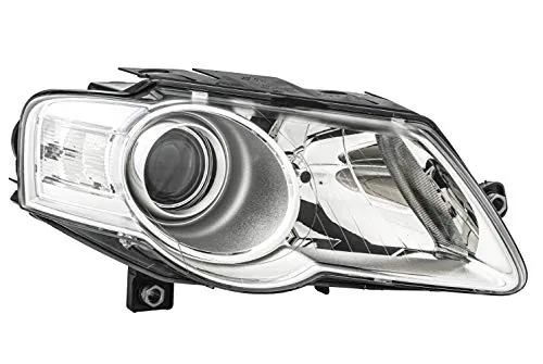 HELLA Halogen-Hauptscheinwerfer 1EL 247 014-021 für VW Passat - Autoscheinwerfer-Komplettset, ECE-zugelassen für Rechtsverkehr, mit Fernlicht und Abblendlicht, Erstausrüster-Qualität für zuverlässige Sicht und Sicherheit.