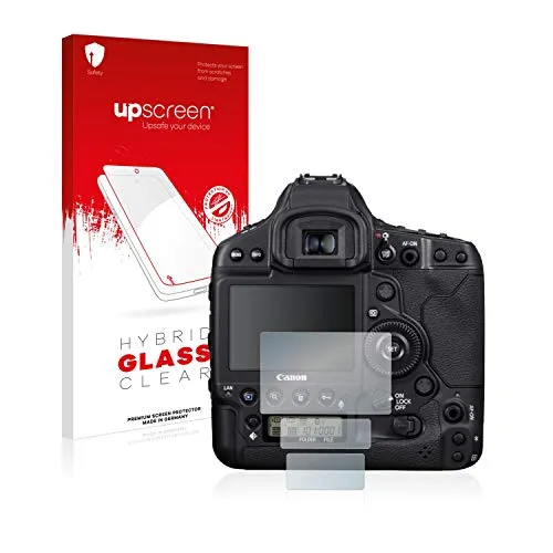 upscreen Schutzglas für Canon EOS 1D X Mark III Schutzfolie, Glas-Folie [Klar, 9H Panzerschutz, Anti-Fingerprint]