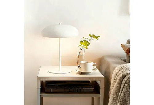 OTTO HOME Tischleuchte "Jessee" – Beige, Ø 25cm, H: 32cm - Die Tischleuchte "Jessee" vereint stilvolles Design und Funktionalität. Mit ihrer eleganten, blütenartigen Form setzt sie Akzente in jedem Raum. Ideal für Wohnzimmer, Schlafzimmer oder Büro – für eine gemütliche Atmosphäre.