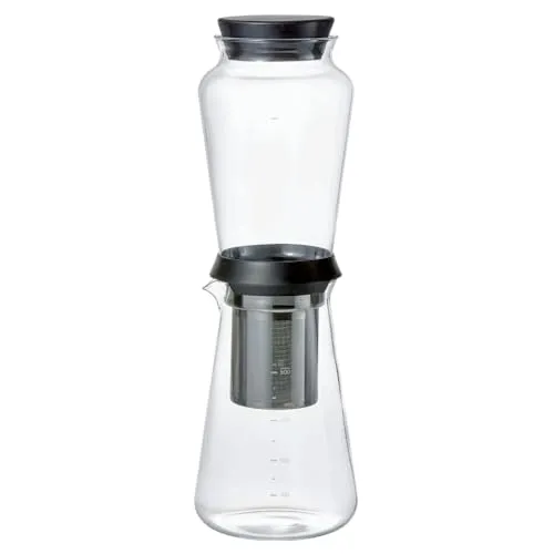 Hario VD Wasser Tropfer Shizuku - Japanischer Drip Brewer - Eleganter Drip Brewer aus hitzebeständigem Glas für aromatischen Kaffeegenuss. Mit 600 ml Kapazität und stilvollem Design, ideal für Kaffeeliebhaber.