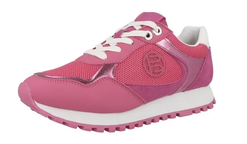 Bagatt Sneaker Siena A6L16 rosa/metallic Damen - Modischer Damen Sneaker aus atmungsaktivem Mesh und Lederimitat, mit gepolsterter Innensohle für optimalen Komfort. Perfekt für stilvolle Outfits im Alltag.