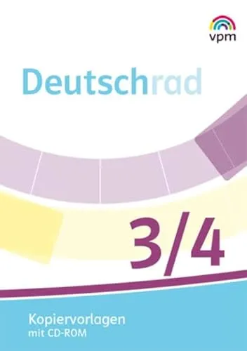 Deutschrad 3/4: Kopiervorlagen für Klasse 3/4 - Schule & Lernen - Umfassendes Arbeitsheft mit Lesebuch und Diagnosetests, optimal zur Förderung der Deutschkenntnisse in der Grundschule.