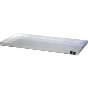 BAUER Südlohn BAUER Kleingebindewanne KGW Edelstahl, 40 Liter - Werkstatteinrichtung mit 40 Liter Volumen, ideal für die sichere und hygienische Verarbeitung von Flüssigkeiten in der Werkstatt.