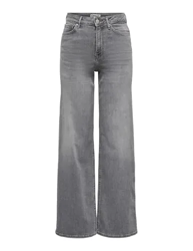 ONLMADISON Blush HW WID DNM REA0938 NOOS Jeans - Stylische Jeans mit Gürtelschlaufen und praktischen Taschen, ideal für einen lässigen Look und maximalen Komfort.