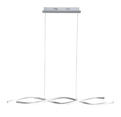 Paul Neuhaus Pendelleuchte Polina, dimmbar LED - Elegante Pendelleuchte aus Stahl und Acryl, dimmbar für individuelle Lichtstimmung, ideal für Wohn- und Essbereiche.