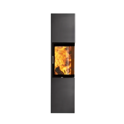 AUSTROFLAMM Kaminofen Slim 2.0 | 5kW mit Türanschlag rechts - Eleganter Kaminofen, ideal für moderne Räume, bietet effiziente Wärme und ein stilvolles Design.