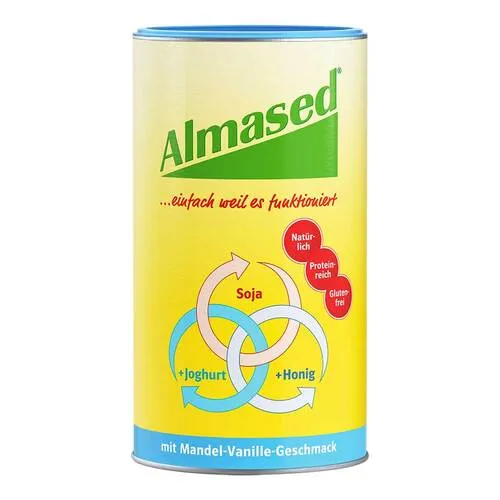 Almased Mandel-Vanille-Geschmack 500 g - Gewichtsmanagement Shake, rezeptfreies Pulver für eine gesunde Ernährung