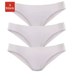 Bikinislip LASCANA "aus hochwertiger Modal-Qualität", Damen, Gr. 44/46, weiß, Obermaterial: 94% Modal (TENCEL), 6% Elasthan, unifarben, körpernah, Unterhosen