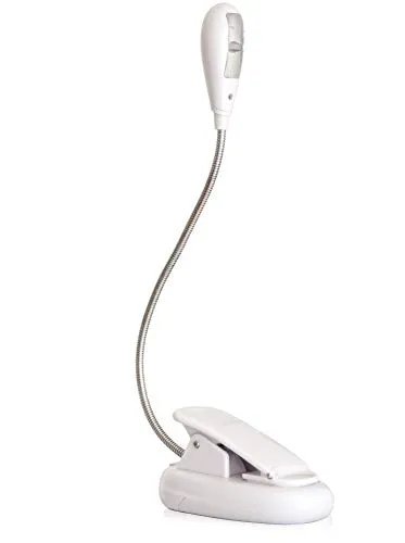 Reer 52010 Mummy and Me LED-Still-Licht - Klemmleuchte mit sanftem Licht für nächtliches Stillen, zwei Helligkeitsstufen und flexibler Schwanenhals für optimale Ausrichtung. Ideal für ruhige Nächte mit Baby.