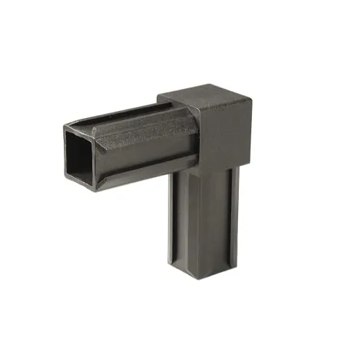 Alberts 426361 XD-Rohrverbinder | 90° | Kunststoff, schwarz | 20 x 20 x 1,5 mm