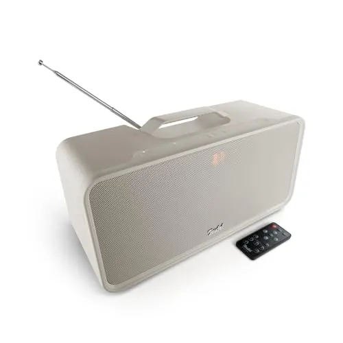 Teufel BOOMSTER - Robuster Bluetooth Lautsprecher mit 2.1-Stereo-System - Lautsprecher-Systeme mit IPX5-Schutz, ideal für drinnen und draußen. Genießen Sie kraftvollen HiFi-Sound und bis zu 18 Stunden Akkulaufzeit!