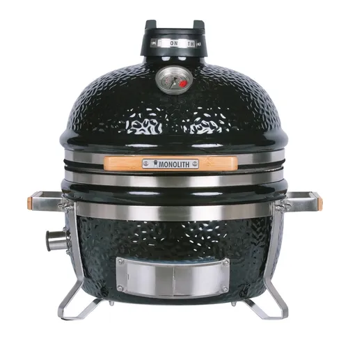 Monolith ICON Grill - Der Kamado Grill für Unterwegs - Kompakter Tischgrill aus Ton und Stein, ideal für Grillabenteuer unterwegs. Mit Holzkohle betrieben, bietet er authentischen Grillgeschmack auf kleinstem Raum.