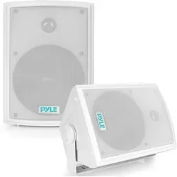 Pyle Indoor & Outdoor Lautsprecher Boxen – 350W Wandlautsprecher für drinnen und draußen - KFZ-Lautsprecherboxen mit kraftvollem Klang und wasserdichtem Gehäuse. Ideal für Outdoor-Aktivitäten und einfache Wandmontage.