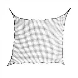 Netz zur Ladungssicherung - Polypropylen 120x100 cm - Zubehör für Autoanhänger, sichert Gepäck im Kofferraum und ist bis 760 kg belastbar. Inklusive Karabinerhaken und Aufbewahrungstasche für einfache Handhabung.