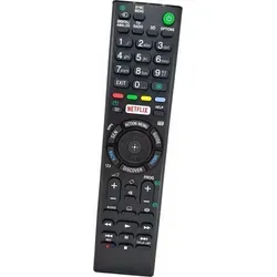 Sony Ersatz Universalfernbedienung mit Netflix-Tasten für SONY Bravia - Praktische Ersatzfernbedienung für SONY Bravia TVs. Einfache Handhabung ohne Installation. Alle Funktionen sind vorhanden. Ideal für unkomplizierte Bedienung – einfach Batterien einlegen und loslegen!