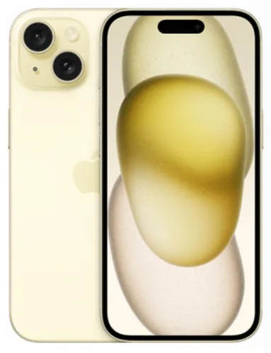 Apple iPhone 15 128 GB Gelb - 48 MP Kamera, Dynamic Island für Live-Informationen und maximale Flexibilität