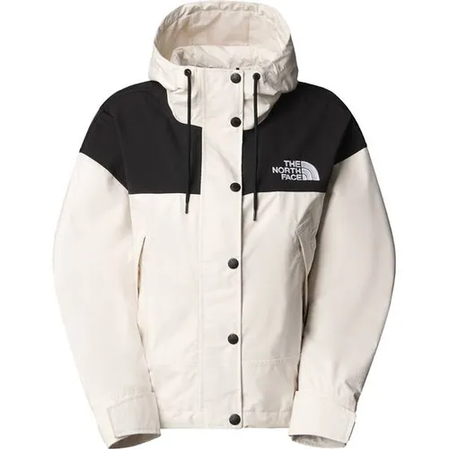 The North Face Reign Funktionsjacke Damen - Wind- und wasserdicht in White Dune - Kleidung: Atmungsaktive Funktionsjacke mit DryVent-Technologie, ideal für Outdoor-Aktivitäten und wechselhaftes Wetter.