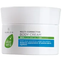 LR Aloe Vera Korrigierende Körpercreme - Ganzkörperpflege mit 30% Aloe Vera-Gel, verbessert die Elastizität und Geschmeidigkeit der Haut für ein ebenmäßiges und glattes Hautbild.
