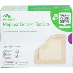 Mepilex Border Flex Lite Schaumverband 7,5x7,5 cm Inhalt: 10 St
