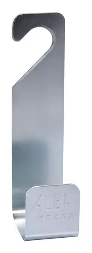 Alba Krapf Schlauchhalter Boy verzinkt - 10010 - Verzinkter Schlauchhalter ALBA Boy für Ordnung im Garten. Hängt einfach am Wasserhahn und bietet Platz für bis zu 40 m Schlauch. Ideal für eine praktische und platzsparende Aufbewahrung.