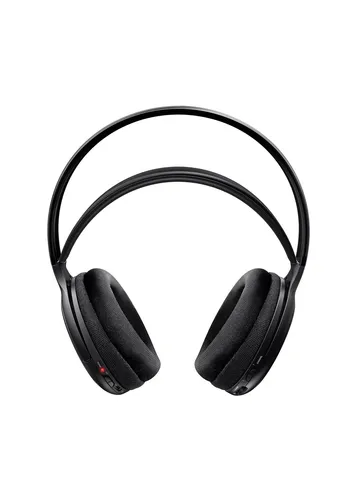 Philips SHC5200/10 - Kabelloser Over-Ear TV-Kopfhörer in Schwarz, ideal für ungestörtes Fernsehen mit Funkübertragung