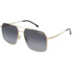 Carrera 333/S Herren-Sonnenbrille - Gold Metall-Gestell - Sportbrillen mit stilvollem goldenen Metall-Gestell und grauem Verlaufsglas für optimalen UV-Schutz und trendigen Look.