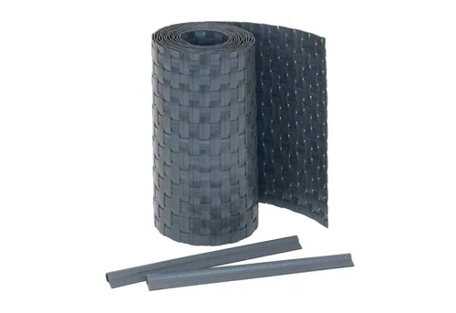 Jardinion Sichtschutzstreifen, (Sichtschutzstreifen, Doppelstabmattenzaun Sichtschutz, 1-St), aus Polyrattan, Wetterfest, inkl. Befestigungsmaterial