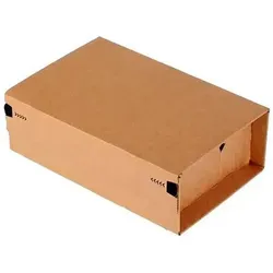 BLANKE Faltschachteln braun 183x280x100mm Wellpappe Haftklebung VE=20 Stück