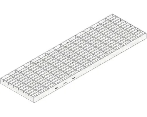 Hauraton Gitterrost verzinkt 500 mm x 30 mm x 10 mm