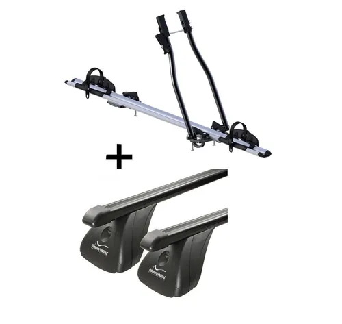Fahrradträger SAGITTAR für Alfa Romeo 147 - Hochwertiger Fahrradträger SAGITTAR aus Stahl für Alfa Romeo 147 (2000-2010), ideal für den sicheren und stabilen Transport von Fahrrädern auf dem Dach. Einfache Montage und abschließbare Haltevorrichtung.