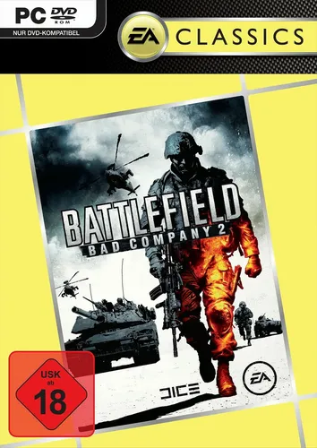 Battlefield Bad Company 2 PC Neu & OVP - Erlebe actiongeladene Abenteuer im PC-Spiel Battlefield Bad Company 2. Altersfreigabe USK ab 18 Jahren, neu und originalverpackt. Ideal für Gaming-Fans!