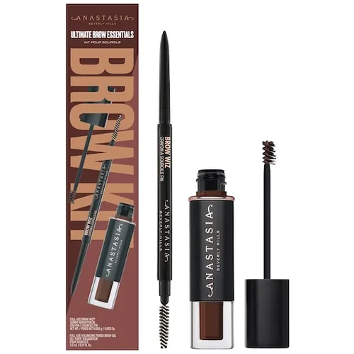 Anastasia-Beverly-Hills Augen AugenbrauenfarbeLimited EditionUltimate Brow Essentials Kit Brow Wiz Skinny Brow Pencil 0,085 gr. Dark Brown + Volumizing Tinted Brow Gel 3,2 ml Dark Brown 1 Stk. (26,31 € / 1 Stk.)