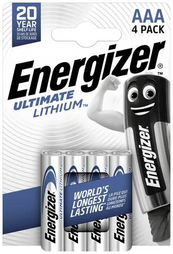 Energizer Ultimate FR03 Micro (AAA)-Batterie Lithium 1250 mAh 1.5V 4St.