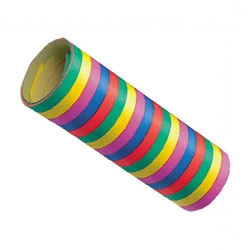 Luftschlange bunt Tisch Deko Party Silvester Karneval flammhemmend DIN 4102 B2