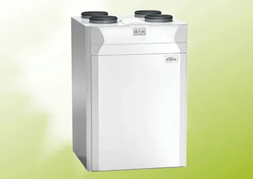 Kermi x-well S460 Wohnraumlüftungsgerät mit Wärmerückgewinnung - Effizientes Wohnraumlüftungsgerät für bis zu 350 m². Mit integriertem Sommerbypass und bedarfsgesteuerter Regelung. Hohe Luftqualität für Ihr Zuhause!