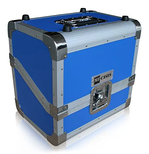 Plattenkoffer für 80 LPs *blue*